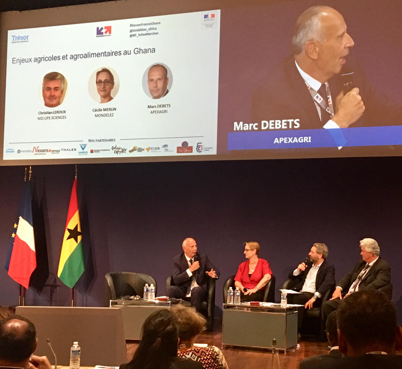 Marc Debets, Apexagri's CEO at the France Ghana Economic Forum