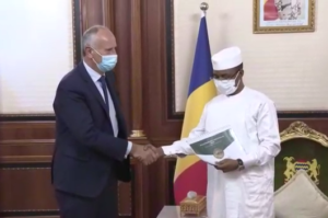 Remise du plan développement filière viande au président du Tchad